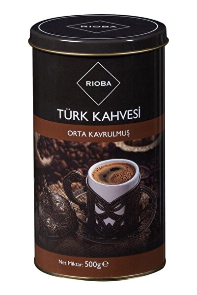 Rioba قهوة تركية محمصة متوسطة الحجم 500 جرام
