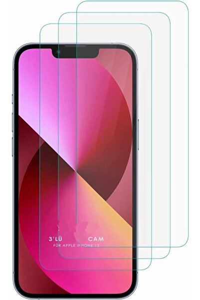 Evax 3 Pack iPhone 12 Compatible Tempered HD+ Glass Screen Protector (3 Pack)