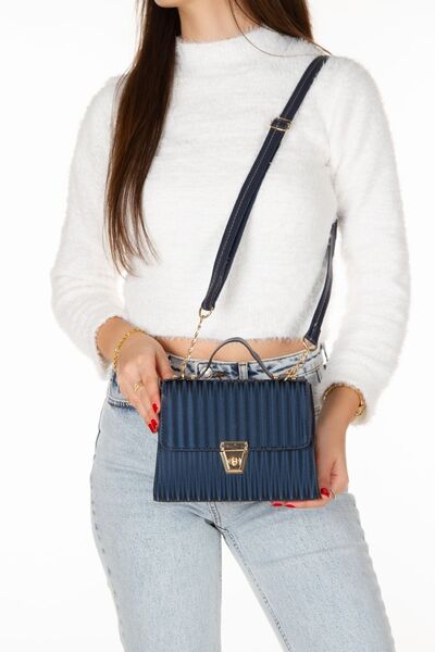 GreandBags Women's Navy Blue Waterproof Bag Handbag