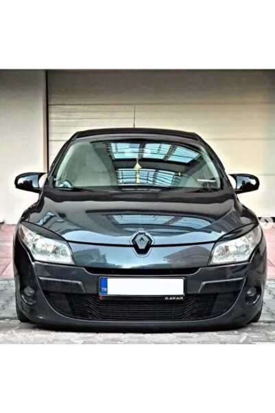 STS Oto Aksesuar Renault Megane 3 Uyumlu Batman Yarasa Ayna Kapağı Piano Blac...