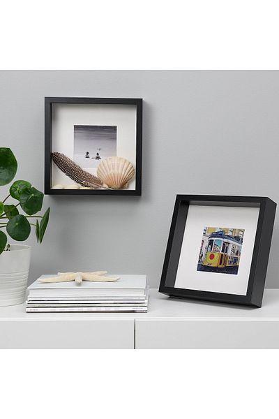 IKEA Black Color Frame Meridyendukkan Home Decoration 25x25 Cm 1 Piece