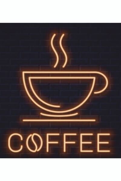Genel Markalar Neon Led Işıklı Coffe Yazısı 55*35 Cm