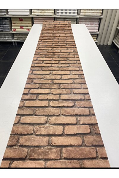 Golden 3d Taş Desen Dokulu Duvar Kağıdı 5.30m2 Kiremit Ren