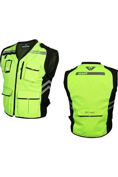 Forte GT Xbyc 1188 Motorcycle Reflective Vest with 3Pcs Cargo Pockets Windproof
