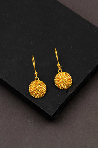 Bilezikci Top Top 22 Ayar Sarkaç Altın Küpe