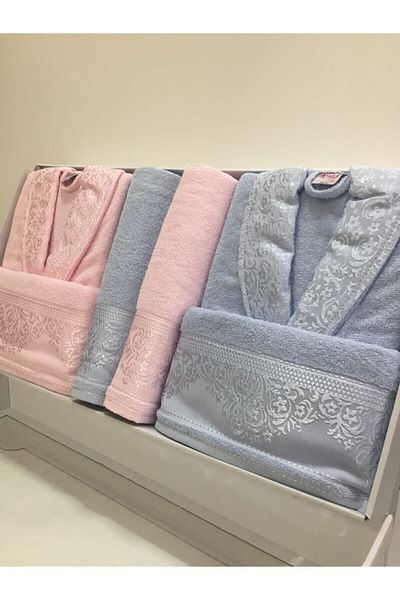 Fiesta Unisex Οικογενειακό Σετ μπουρνούζι