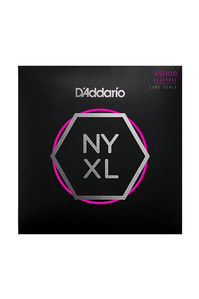 Daddario Nyxl45100 Bass Guitar String Set, Nyxl Series, Long Scale, 4 Strings