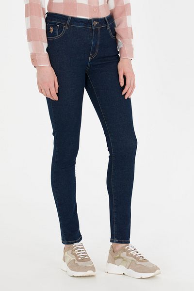 U.S. Polo Assn. Women's Blue Toothpick Fit Jean Pants 50266082-Dn0022