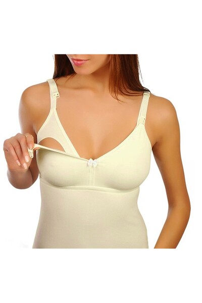 shop Sema Baby Emzirme Atleti Ekru 95 Beden