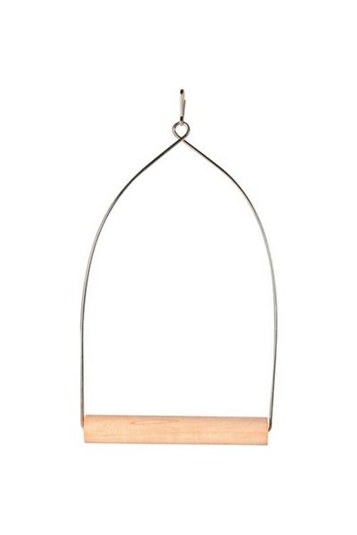 Trixie Bird Wooden Metal Hanging Perch 8X15Cm