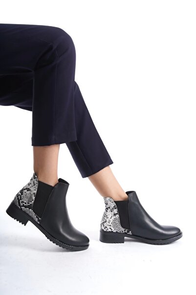 CAMOLLA Siyah-Yılan Kadın Bot