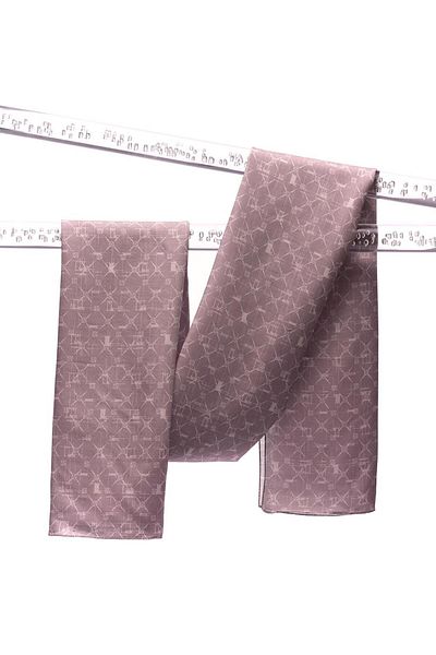 Kayra Σάλι με μοτίβο Monogram Dark Mink