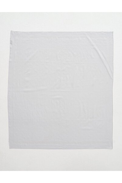 Kayra K Logolu Dokuma Eşarp Açık Gri