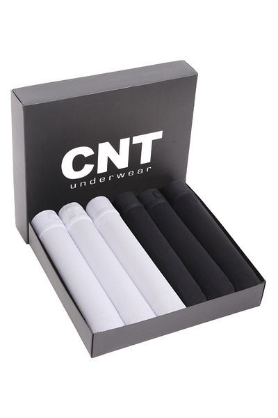 CNT Ανδρικά 6 τεμάχια βαμβακερά Lycra Boxers υψηλής ποιότητας σε ειδικό κουτί