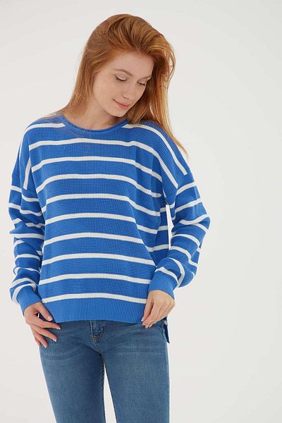 Fashion Friends Pulover cu dungi Albastru