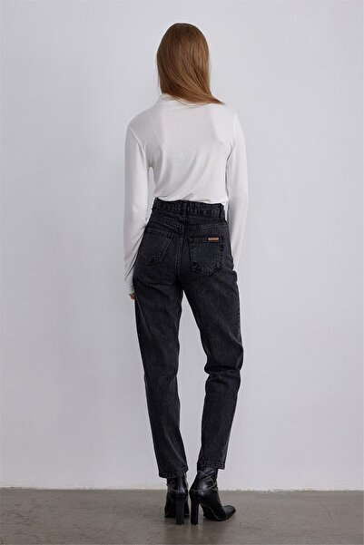 Suud Collection Anthracite Mom Jean