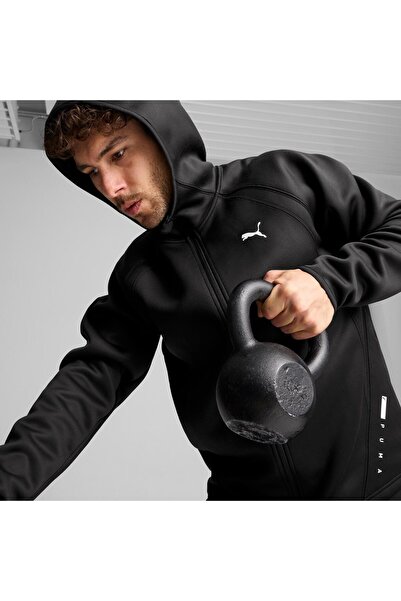 Puma Cloudspun Techlbl Jacket Erkek Crew Sweatshirt