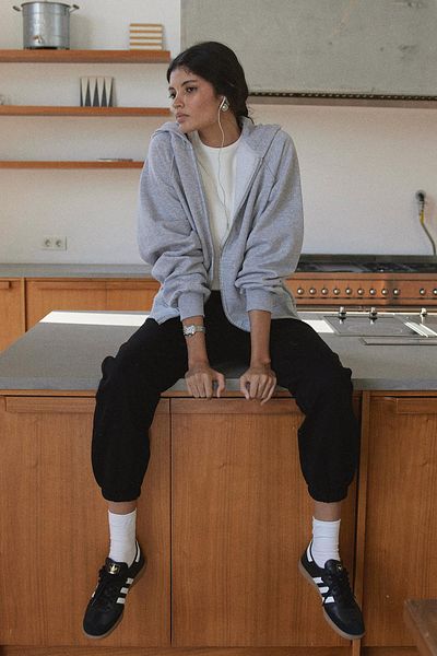 Suud Collection Černé kalhoty Darcy Jogger