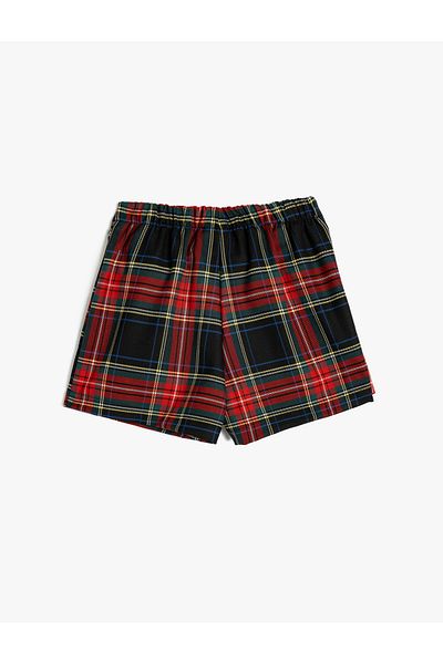 Koton Button Detailed Double Breasted Short Skirt - Elastic Waist