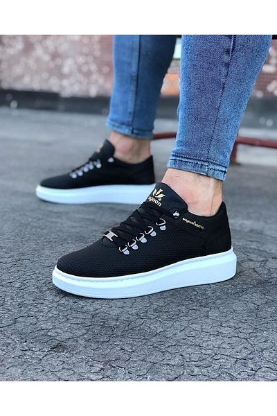 kapsulavm Black Men's Casual Shoes