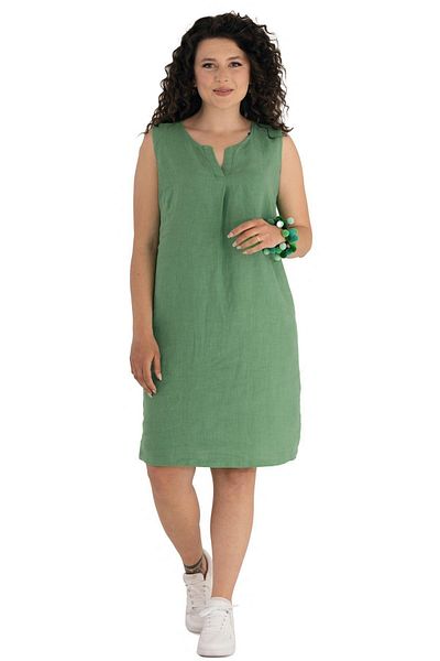 Fashion Friends Rochie de in verde cu decolteu in V