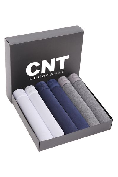 CNT Men's 6 Pieces Cotton Lycra Premium Quality Boxers in Special Box