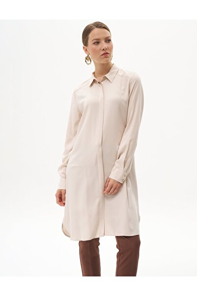 Kayra Patı Gizli Basic Uzun Tunik Taş