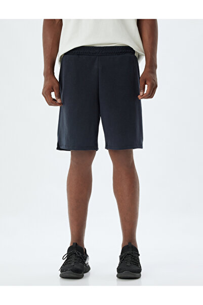 Koton Spor Şort Kısa Beli Lastikli Cep Detaylı Modal Karışımlı