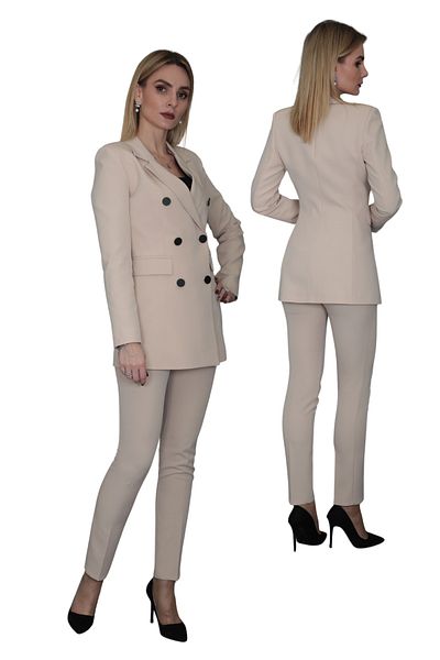 ÖNDER ÖZSOY Men's Lapel Suit Blazer Jacket-Mink