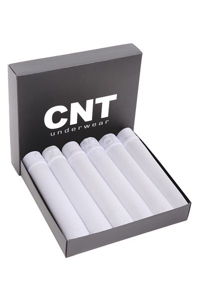 CNT Ανδρικά 6 τεμάχια βαμβακερά Lycra Boxers υψηλής ποιότητας σε ειδικό κουτί