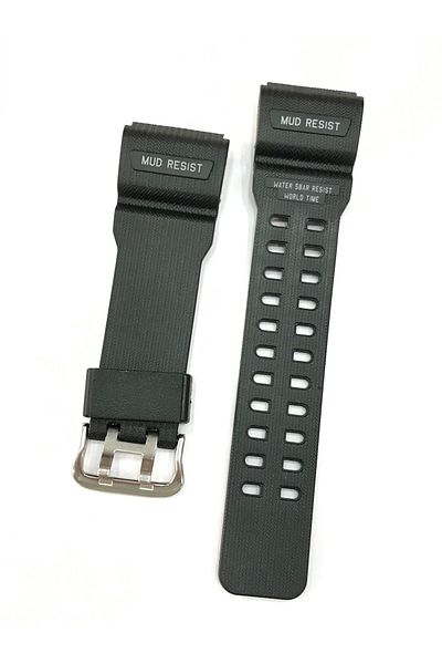 DUNLOP Dun-339 Blue Green Black Color Silicone Watch Band Strap