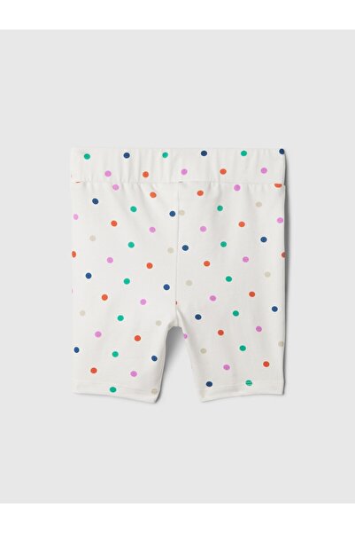 GAP Kız Bebek Beyaz Mix & Match Biker Şort