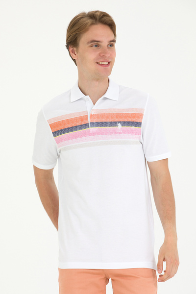 U.S. Polo Assn. Ανδρικό μπλουζάκι πόλο με γιακά 50266757-VR031