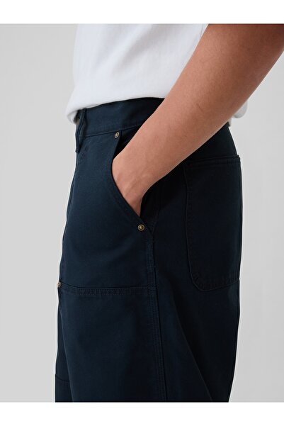GAP Erkek Lacivert Double-Knee Utility Baggy Jean Pantolon