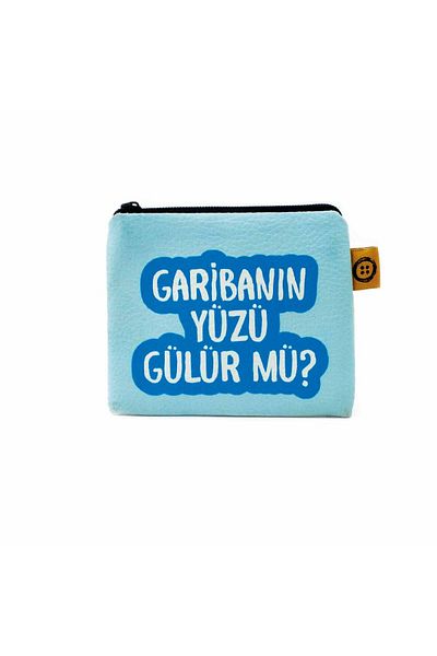 PALTO TASARIM Smiles the Lady's Face? Printed Coin Purse