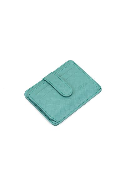 Desa Suport pentru carduri din piele pentru femei Lenora Green