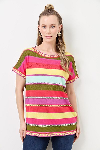 Two Mail Stone Detailed Knitwear MULTI
