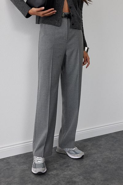 Suud Collection Geräucherte, gerade Hose für jeden Tag