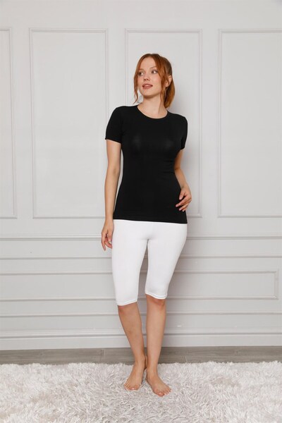 Akbeniz Combed Lycra Over-the-Knee Leggings 5872P