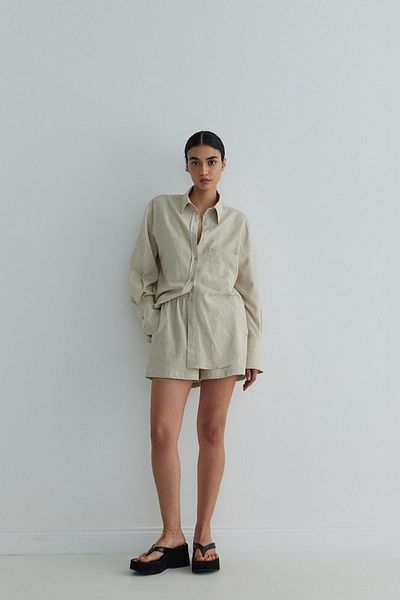 Suud Collection Natural Mild - Basic košile s kapsami