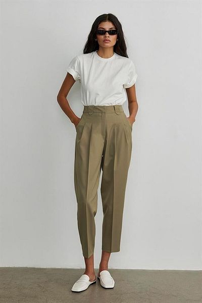 Suud Collection Tmavé khaki jezdecké kalhoty