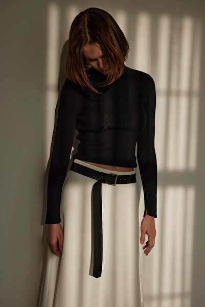 Suud Collection Μαύρο πλεκτό κορμάκι Jane Fisherman