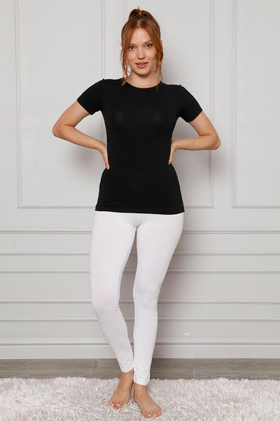 Akbeniz Κολάν χτενισμένο βαμβακερό Lycra 5877P