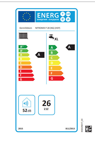 Demirdöküm Nitromix 28/28 Kw (24.000 Kcal) Tam Yoğuşmalı Kombi