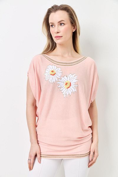 Two Mail Daisy Bat Blouse PUDRA