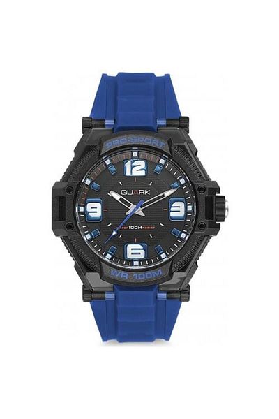 Quark Qu-12597-06 Digital Men's Wristwatch - With Cord Gift