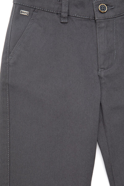 U.S. Polo Assn. Erkek Çocuk Antrasit Kanvas Pantolon 50293620-VR006