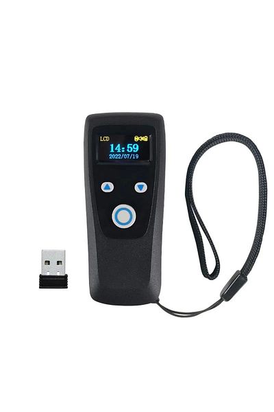 Tiwox Vsk-150 2D Wireless Barcode Scanner with QR Code Mini USB Dongle