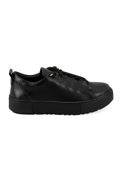 Desa Pantofi sport din piele neagră de damă