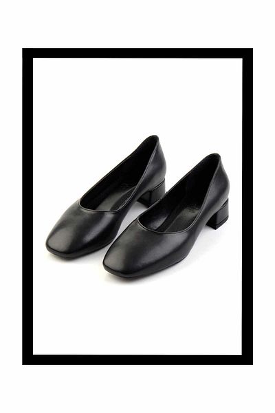 Bambi Pantofi clasici cu toc negru de damă - K 01188053109